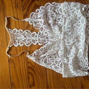 NWOT White Lace Bralette